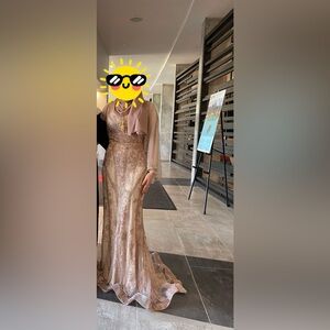 Pink wedding dress, with under shirt included